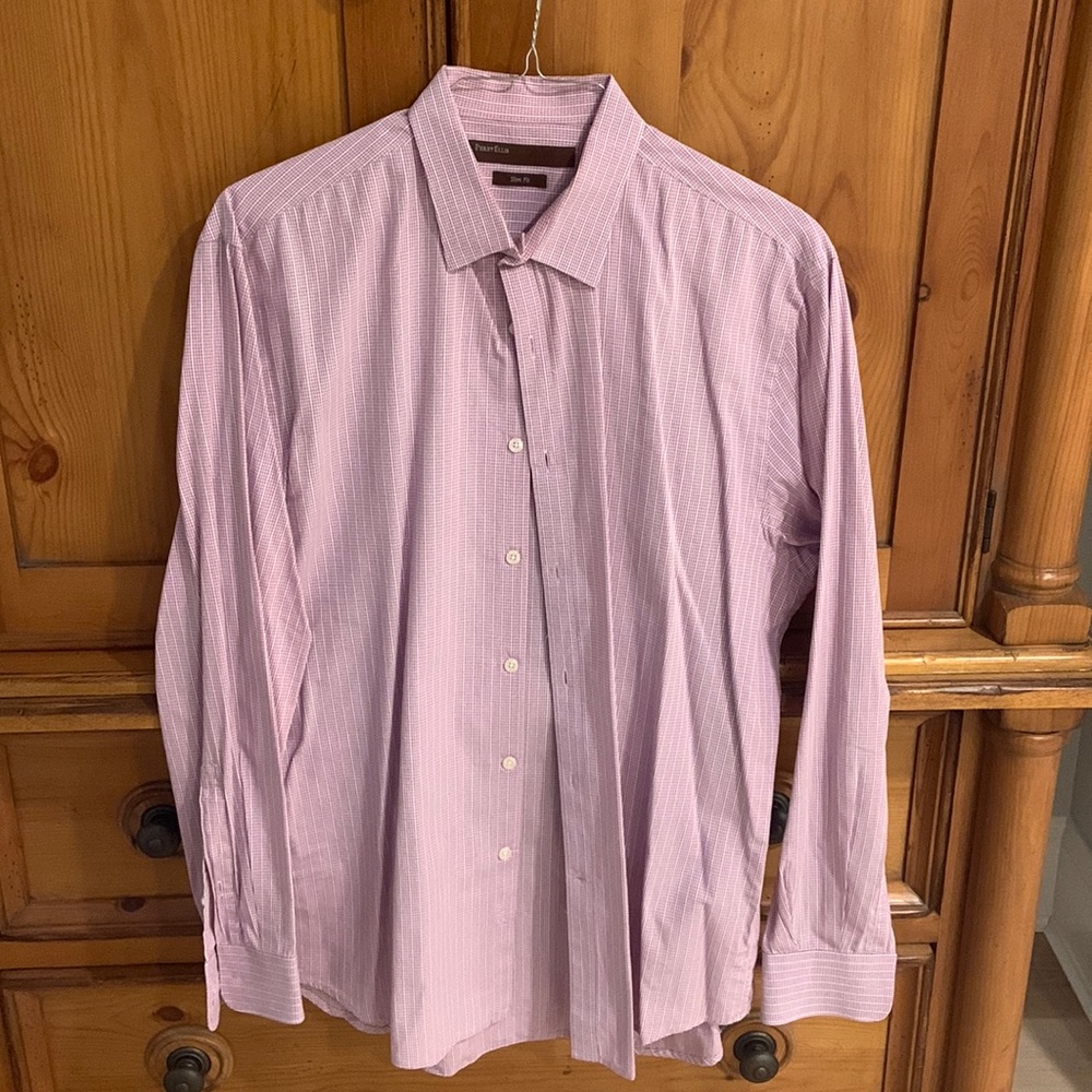Perry Ellis Mens dress shirt slim fit